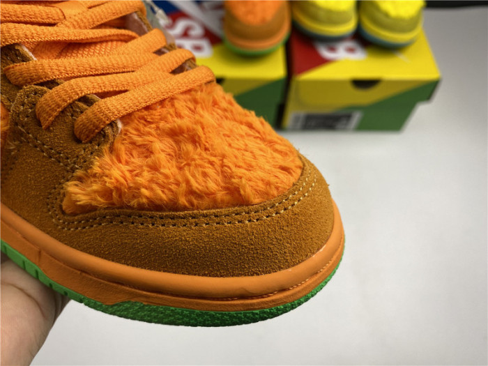 grateful dead x nike sb dunk kids low "orange bear"-cj5378-800