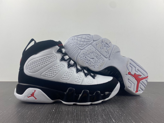 AIR JORDAN 9 BLACK WHITE 302370-112