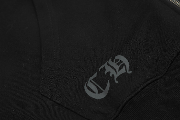 Chrome Hearts Horseshoe Floral Zip Up Hoodie KE815