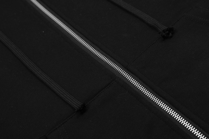 Chrome Hearts Horseshoe Floral Zip Up Hoodie KE815