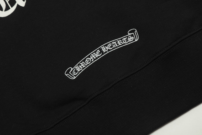 Chrome Hearts Horseshoe Floral Zip Up Hoodie KE815