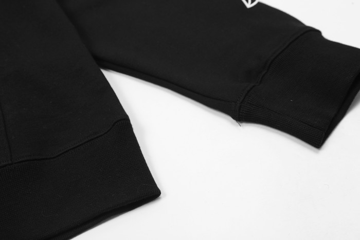 Chrome Hearts Horseshoe Floral Zip Up Hoodie KE815