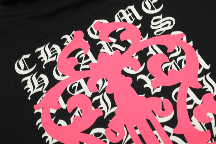 Chrome Hearts Horseshoe Floral Zip Up Hoodie KE815